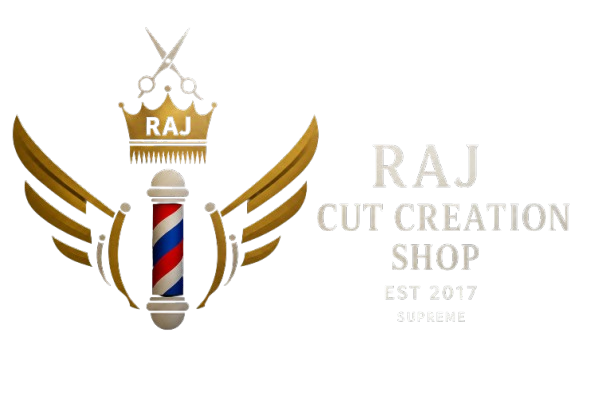 Raj Cut Creation Logo